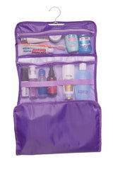 Travel Toiletry Purple Bag